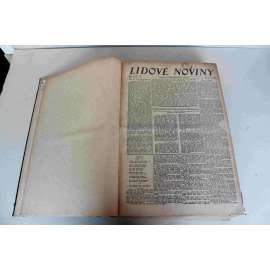 Lidové noviny 1927, roč. 35 (červenec-září) (deník, první republika, mj. Zborov a naše armáda, Podhorácká výstava v Tišnově, Rozkopaná Praha, Käthe Kollwitz, R. Těsnohlídek - O jednom Ostrově; Zinověv a Trocký dostali milost)