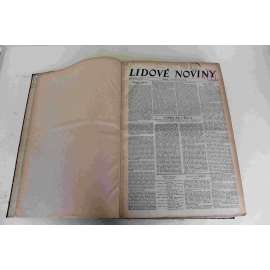 Lidové noviny 1936, roč. 44 (červenec-srpen) (deník, první republika, mj. Ženeva se zajímá o Habsburky, Nacistický teror v Gdansku vzrůstá, Kolik vydává Německo na zbrojení; Olympiáda Berlín)