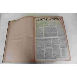 Lidové noviny 1934, roč. 42 (červenec-srpen) (deník, první republika, mj. Spiknutí štábu německých úderníků Ernst Röhm [SA], Hitler, Göring a Goebbels; Tajemný Kurdistán; Jan Neruda, Povodně Polsko, John Dillinger)