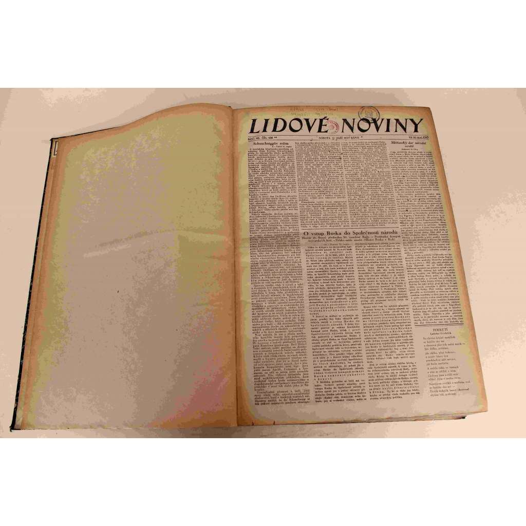 Lidové noviny 1934, roč. 42 (září-říjen) (deník, první republika, mj. Oldřich Nový, SSSR a Ženeva, Po hitlerovské revoluci evoluce, Americká stávka, Povstání ve Španělsku, atentát a úmrtí Alexandr I. a Louis Barthou) Lidové noviny 1934, roč. 42 (září-říjen) (deník, první republika, mj. Oldřich Nový, SSSR a Ženeva, Po hitlerovské revoluci evoluce, Americká stávka, Povstání ve Španělsku, atentát a úmrtí Alexandr I. a Louis Barthou)