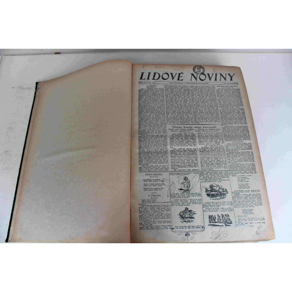 Lidové noviny 1926, roč. 34 (červenec-září) (deník, první republika, mj. Všesokolský slet, A. Heinrich - My; Sletové fanfáry L. Janáčka, Mistr Jan Hus, K. Čapek - Semínka, O tom nacionalismu; Florida zpustošena uraganem) Lidové noviny 1926, roč. 34 (červenec-září) (deník, první republika, mj. Všesokolský slet, A. Heinrich - My; Sletové fanfáry L. Janáčka, Mistr Jan Hus, K. Čapek - Semínka, O tom nacionalismu; Florida zpustošena uraganem)