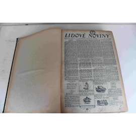 Lidové noviny 1926, roč. 34 (červenec-září) (deník, první republika, mj. Všesokolský slet, A. Heinrich - My; Sletové fanfáry L. Janáčka, Mistr Jan Hus, K. Čapek - Semínka, O tom nacionalismu; Florida zpustošena uraganem)