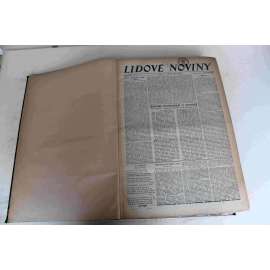 Lidové noviny 1932, roč. 40 (květen-červen) (deník, první republika, mj. Volby ve Francii, Prostějov, Al Capone pláče ve vězení, Hindenburg proti formacím, Všesokolský slet, Brněnské kolonie, Závodník Lobkowicz se zabil)