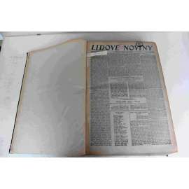 Lidové noviny 1926, roč. 34 (leden-březen) (deník, první republika, mj. Chamberlainova rozmluva s Mussolinim, Rusko a ČSR, Maďarští penězokazci, Poměr polsko-ukrajinský, Ministr dr. Beneš ve Vídni)