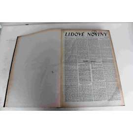 Lidové noviny 1932, roč. 40 (březen-duben) (deník, první republika, mj. Ženeva proti Japonsku, Únos Lindberghova synka, Francie T. G. Masarykovi, Před volbou v Německu [Hindenburg-Hitler], Goethe, Tragické neštěstí Baťova letadla)