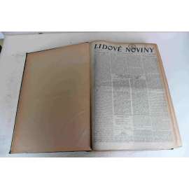 Lidové noviny 1935, roč. 43 (listopad-prosinec) (deník, první republika, mj. Italie a Německo, Proti polskému štvaní [Těšínsko], Historický den republiky [Abdikace Masaryk], T. G. Masaryk vzdal se úřadu presidentského, V den presidentské volby [Beneš])