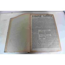 Lidové noviny 1926, roč. 34 (duben-červen) (deník, první republika, mj. Poměr česko-rakouský, Moderní domácnost [Brno], K.Čapek - Relief Prahy, Stávka Anglie, Amundsenův let, Pilsudski odmítl presidentství Polska, Sokolský slet)