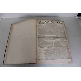 Lidové noviny 1922, roč. 30 (říjen-prosinec) (deník, první republika, mj. Napětí na blízkém východě povolilo [Atatürk], Záchrana Rakouska, Změna vlády, A. Heinrich - Sváteční [28. říjen], Mussolini u vesla, Turci na ústupu)