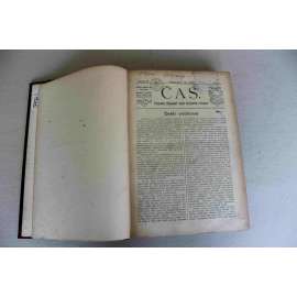 Čas. List věnovaný veřejným otázkám 1901-1902, roč. XV. [noviny, deník realistů - Herben, Masaryk, Cyril Dušek ad., mj. Moderní architektura [Otto Wagner], Tycho Brahe, Němci v severní Americe, Joža Úprka, Prof. Masaryk ve Spoj. Státech)