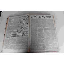 Lidové noviny 1924, roč. 32 (leden-březen) (deník, první republika, mj. Lenin zemřel, Lex Hodža, ČSR- francouzská úmluva, ČSR a Rusko, Pozemková reforma, Pomalé Brno, Štěchovická přehrada, Volby Podkarpatská Rus)