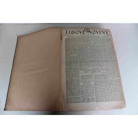 Lidové noviny 1924, roč. 32 (říjen-prosinec) (deník, první republika, mj. Výstavba brněnského letiště, 28. říjen - Teprve šest let, Francie uznala sovětské Rusko, Těsnohlídek - Liška Bystrouška, ČSR fauna v Paříži, Giolitti proti Mussolinimu)