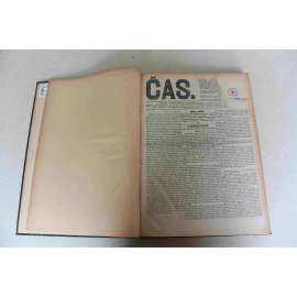 Čas. List věnovaný veřejným otázkám 1912, roč. XXVI (listopad) (noviny, deník realistů - Herben, Masaryk, Cyril Dušek ad., mj. Balkánská válka, Turecko, Řecko, Sbrsko; Wilson-Roosevelt-Taft; Spor Srbsko-rakouský)