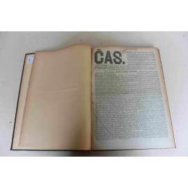 Čas. List věnovaný veřejným otázkám (srpen) 1912, ročník XXVI [noviny, deník realistů - Herben, Masaryk, Cyril Dušek ad., mj. Národnostní vývoj Manětínska, Válka Itálie s Tureckem, Vyrovnání v Českých Budějovicích, Ukrajina, Vsetín)