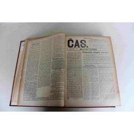 Čas. List věnovaný veřejným otázkám 1915, roč. XXIX (leden-duben) (noviny, deník realistů - Herben, Masaryk, Cyril Dušek ad., mj. První světová válka, V ruském Polsku. Boje v Karpatech, Boje ve Francii, Přemyšl, Válka Turecka - Dardanely)