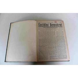 Sociální demokrat 1921-1922, roč. I (květen) (noviny, první republika, mj. KSČ zakazuje volnost myšlení a potírá proletářskou demokracii, Výstava družstevní práce v Praze; Masaryk, Kramář, Komunistická strana,; Výročí ruské revoluce)