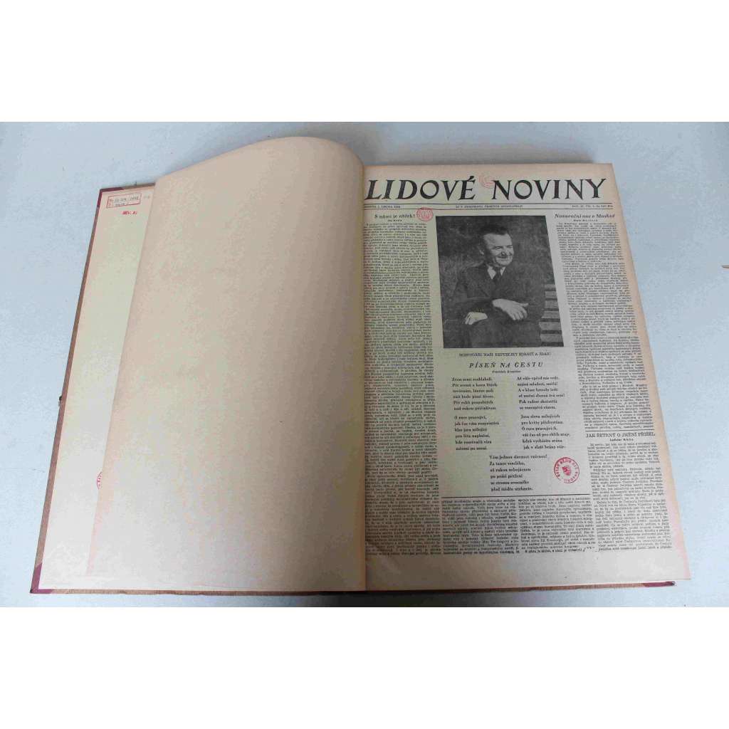 Lidové noviny 1949, roč. 57 (leden-březen) (deník, komunismus, mj. Pětiletka, Ministr Marshall odstoupil, Egyptsko-izraelské jednání zahájeno, Lenin a Stalin, Pětadvacátý únor, Literatura - nástroj osvěty lidu)