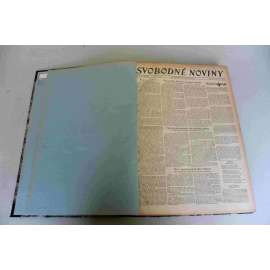 Svobodné noviny 1947, roč. 3 (duben-červen) (deník, mj. Beranova vláda odpovídá, Jak přivést Německo k demokracii, De Gaullova ofensiva, Postupimská dohoda, Josef Tiso popraven, Marshallův plán, Sušice)