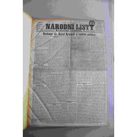 Národní listy 1922, roč. 62 (květen-červen) (noviny, deník, první republika, mj. O Karlu Habsburkovi, Janovská konference, F. Duša - Smutná země, Němci a sověty, Řec K. Kramáře v Kralupech, Reparační komise, Finanční krise Rakouska)