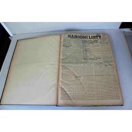 Národní listy 1922, roč. 62 (září-říjen) (noviny, deník, první republika, mj. Řeč Tomáše Bati k závodním výborům v jeho továrnách, Servác Heller úmrtí, Co chtějí fascisté [Mussolini], Řecká katastrofa [Válka Turecko-řecká], V den osvobození)