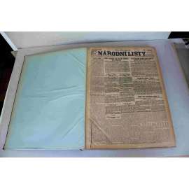 Národní listy 1929, roč. 69 (březen-duben) (noviny, deník, první republika, mj. Proč nechce Německo poskytnou Trockému asyl?, Chaplin se uzdravuje, Aféra Tuka, President Hoover USA, Válka Mexiko, Mussolini, Bulharský král Boris III.