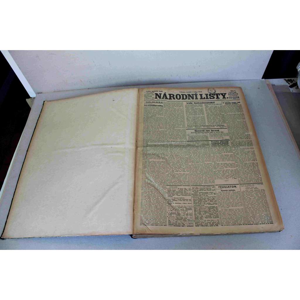 Národní listy 1926, roč. 66 (leden-únor) (noviny, deník, první republika, mj. Generál Jan Syrový, Mussolini, Maďarský skandál - falešné peníze ČSR, Zahradní město Spořilov, Epochální objev českého assyriologa [Hrozný], Písek)