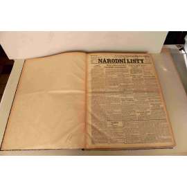 Národní listy 1939, roč. 79 (duben-červen) (noviny, protektorát, druhá světová válka, mj. A.Hitler - O německém právu a postavení Říše, Říšský protektor Neurath přijede do Prahy, Italové v Tiraně, Vláda A. Eliáše složila slib, Gdansko)