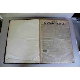 Národní listy 1908, roč. 48 (duben-červen) (noviny, deník, Rakousko-Uhersko, mj. Svatopluk Čech, Jubilejní výstava v Praze 1908, Nepovolaní mravokárci, Jazykový zákon Beckův je hotov, Dr. Josef Herold)