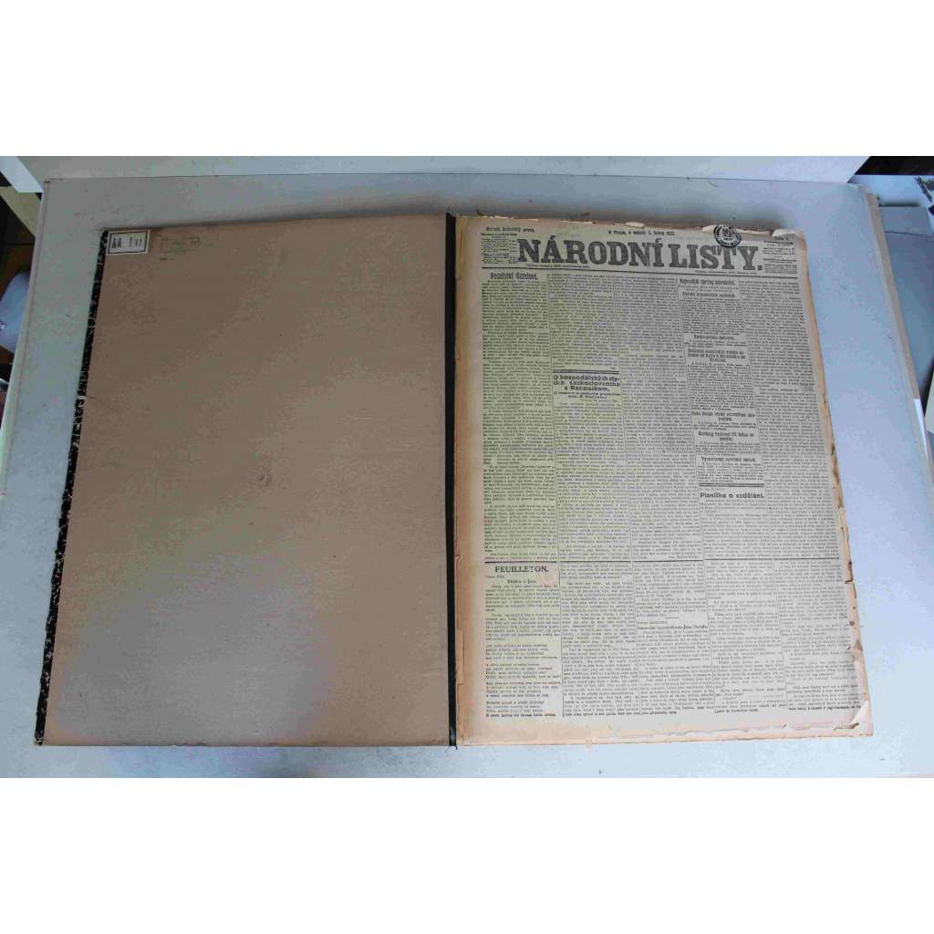 Národní listy 1921, roč. 61 (leden-únor) (noviny, deník, první republika, mj. Arnošt Denis úmrtí, Vzpoury v rudé armádě, Pilsudski do Prahy?, Ovzduší Podkarpatské Rusi, Irská revoluce, Naše plavba po Dunaji)