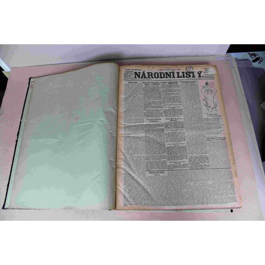 Národní listy 1928, roč. 68 (květen-červen) (noviny, deník, první republika, mj. Svátek práce, Nusle-Pankrác, Štefánikův památník - Jurkovič, Na té naší Hané, Ze Spořilova, Hospodářská výstava v Praze, Amundsen zahynul?)