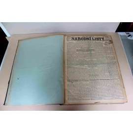 Národní listy 1930, roč. 70 (listopad-prosinec) (noviny, deník, první republika, mj. Náš vojenský rozpočet, Hoover byl poražen, Ústí nad Labem, Sesuv půdy Lyon, Sčítání lidu, Sovětský proces s odpůrci Stalinova režimu, Pardubický kraj)