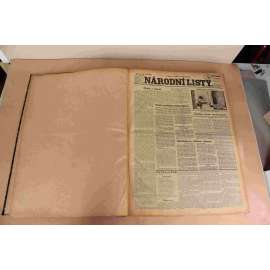 Národní listy 1935, roč. 75 (duben-červen) (noviny, deník, první republika, mj. Francie posílá vojsko k hranicím, Německo hlásí smířlivý obrat, Německo odsouzeno Radou, Henlein, Generál Göring na cestách, Volby 1935)