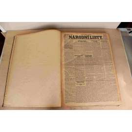 Národní listy 1926, roč. 66 (září-říjen) (noviny, deník, první republika, mj. 28. říjen 1918-28. říjen 1926, Interview presidenta republiky v Prager Tagbalttu [Masaryk], Největší skandál v dějinách české politiky [Stříbrný], Mussolini - atentát)