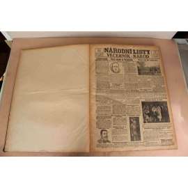 Národní listy 1926, roč. 66 (listopad-prosinec) (noviny, deník, první republika, mj. Atentát na Mussoliniho, O důstojný památník na Bílé Hoře [Bílek], Vatikán, Šesté výročí bolševického puče, Strana Masarykova - stranou nejhorších afér!)