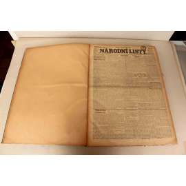 Národní listy 1924, roč. 64 (březen-duben) (noviny, deník, první republika, mj. Anglie a Rusko, Památce B. Smetany, Konec starého Turecka, Lihová aféra, M. Pirner - úmrtí, Ukrajinské hnutí v Polsku, Vítězství Mussoliniho)