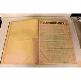 Národní listy 1931, roč. 71 (květen-červen) (noviny, deník, první republika, mj. První máj 1931, Jednotný postup Malé dohody, Světové nebezpečí bolševictví, Madridské nepokoje, Viktor Dyk - úmrtí, Balon prof. Piccarda nalezen)