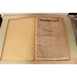 Národní listy 1923, roč. 63 (březen-duben) (noviny, deník, první republika, mj. Dr. Rašín za války [úmrtí a tryzna], Mannheim obsazen Francouzi, Mussolini, Turci nabízejí spojencům novou konferenci, Bachmač, Selské Rusko, Krise Německa)