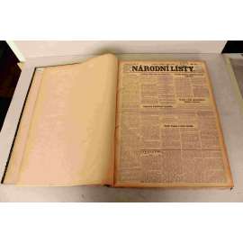 Národní listy 1933, roč. 73 (duben-červen) (noviny, deník, první republika, mj. Bojkot židů den na zkoušku [Hitler], Včerejší mobilisace proti židům [Křišťálová noc], Mussolini, Zrušení prohibice [USA], Hitler centralisuje Německo, Lužice v nové bouři)
