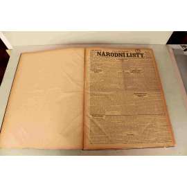 Národní listy 1923, roč. 63 (červenec-srpen) (noviny, deník, první republika, mj. Z obsazeného Německa, Pravda o sovětském Rusku, Jan Hus, V Lotyšsku, W. Harding - úmrtí, Mussolini, Porady Malé dohody, Vyklizení Cařihradu)