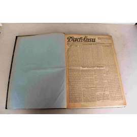 Duch Času. Časopis Československé sociální demokracie pro Moravu a Slezsko 1922, roč. XXIV (Sociální demokracie, první republika, mj. Janovská konference, Hlad v Rusku, Kdo vyvolal světovou válku?, Generální stávka horníků)