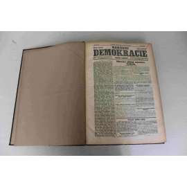 Národní demokracie 1924, roč. VI. (červenec-prosinec) (noviny, deník, první republika, mj. Konference Malé dohody zahájena, 28. 7. 1924 první den války; Němečtí nacionálové nechtějí mír, 28. říjen, Volba amerického presidenta [Coolidge])
