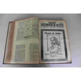 Národní demokracie 1923, roč. V. (leden-červen) (noviny, deník, první republika, mj. Alois Rašín úmrtí, Lenin umírá, Legionáři bojovali za národní stát, Německo na ústupu, Naši vojáci omylem překročili bavorské hranice, Bavorsko chystá převrat)