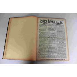 Česká demokracie 1902, roč. IV. (leden) (noviny, politika, Rakousko Uhersko, mj. Bytová otázka v roce uplynulém, Karel Marx, Cítí Rusové slovansky?, K české práci národní na Dunaji, Jan Kollár)