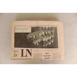 Literární noviny 1964, roč. XIII. (týdeník, literatura, kultura, umění, mj. Pražské jaro, J. Träger - Dědictví E. F. Buriana; E. Goldstücker - Kafka, oni a my; M. Kundera - Velká utopie moderního básnictví; Rozhovor s Maxem Brodem)