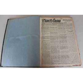 Duch Času. Časopis Československé sociální demokracie pro Moravu a Slezsko 1922, roč. XXIV (Sociální demokracie, první republika, mj. Masaryk o Husovi, Proti reakci v Německu, M. Gorkij proti vraždám v bolševickém Rusku, Německé reparace)