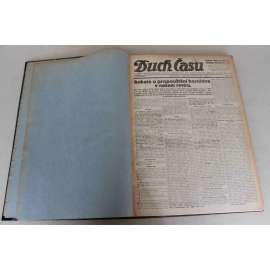 Duch Času. Časopis Československé sociální demokracie pro Moravu a Slezsko 1927, roč. XXIX. (Sociální demokracie, první republika, mj. Dělnická olympiada, Mistr Jan Hus, Požár - Třinecké železárny, Vídeň v plamenech a krvi; Rothermer, Hlinka, Gajda)