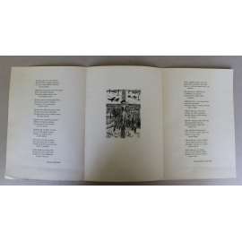 Ukřižování s vranami (bibliofilie, poezie; grafika - suchá jehla, podpis a překlad Bohuslav Reynek)