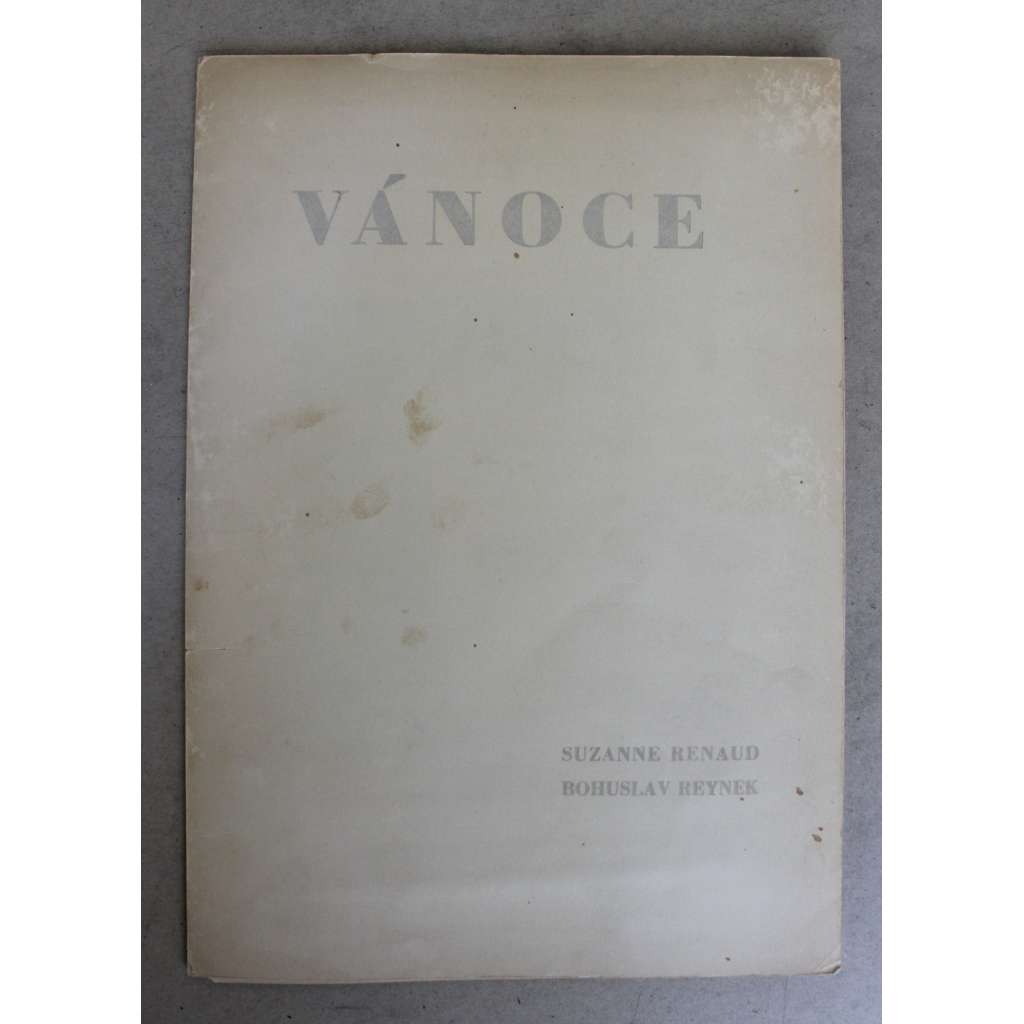 Vánoce (bibliofilie, poezie; grafika - suchá jehla, podpis a překlad Bohuslav Reynek)
