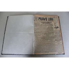 Právo lidu 1927, roč. XXXVI. (únor) (noviny, deník, první republika, sociální demokracie, mj. Dělnická Olympiada 1927, Edison 80 let stár, Podkarpatská Rus protestuje proti přeložení hlavního města, Zemětřesení Jugoslavie)