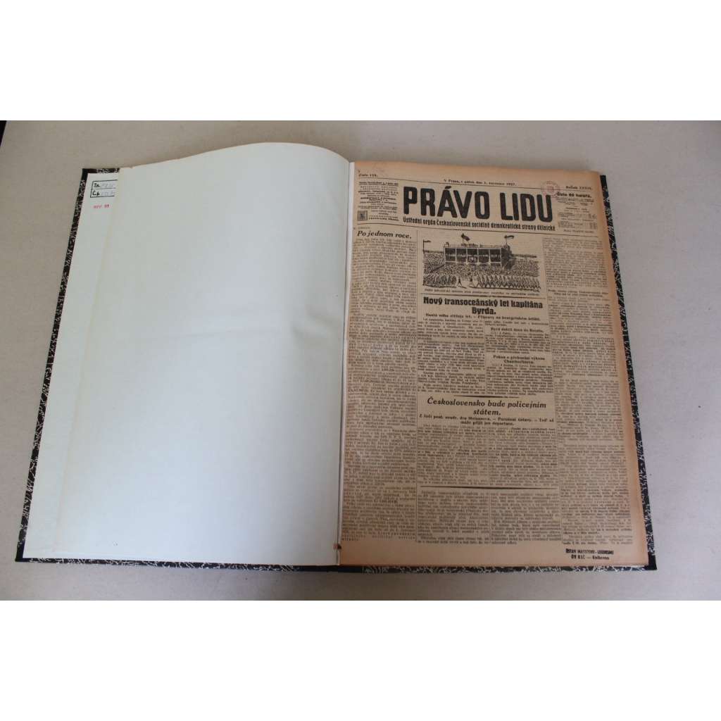 Právo lidu 1927, roč. XXXVI. (červenec) (noviny, deník, první republika, sociální demokracie, mj. Dělnická Olympiada 1927, Bitva u Zborova, Husova památka, Potlačované prohlášení Trockého, Vídeň v plamenech)
