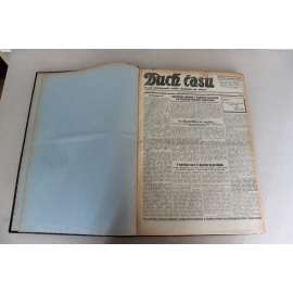 Duch Času 1931, roč. XXXIII. (noviny, Ostravsko, sociální demokracie, mj. Kam spěje Německo?, Boj horníků v Poruří, Pohřeb maršála Joffreho, Nepokoje v Indii,, Poldina huť na Kladně v plamenech)
